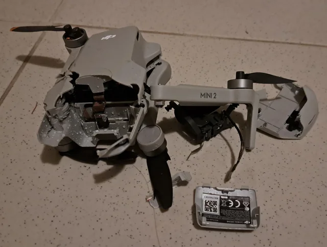 DJI drone motor not spinning problem