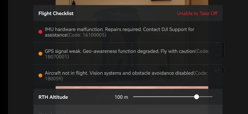DJI Error Code 40011 Fix
