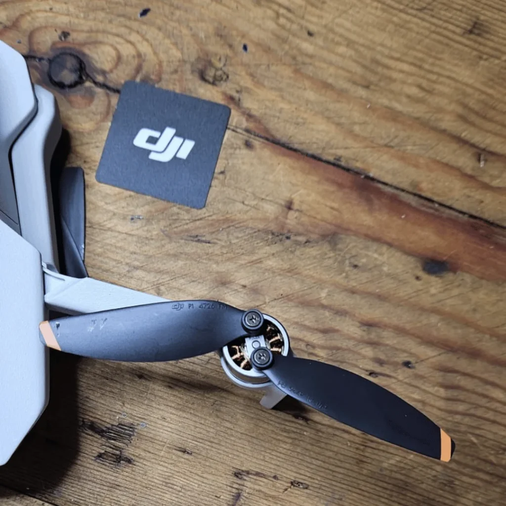 drone propeller damage crack repair